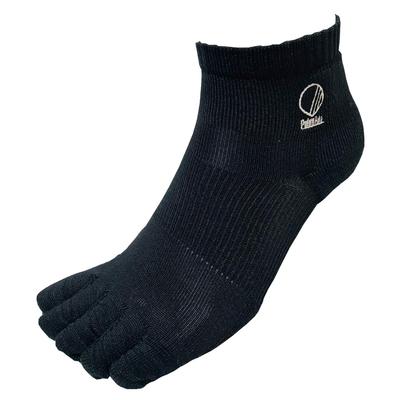 Palourde JushinSOX Krótkie Grawitacyjne Rozmiar L Wyprodukowano w Shock Grip S0007 Skarpety, Czarne, (25-27 cm), Japonia, Skarpety dopasowujące mięśnie, Pięciopalcowe, Amortyzacja,