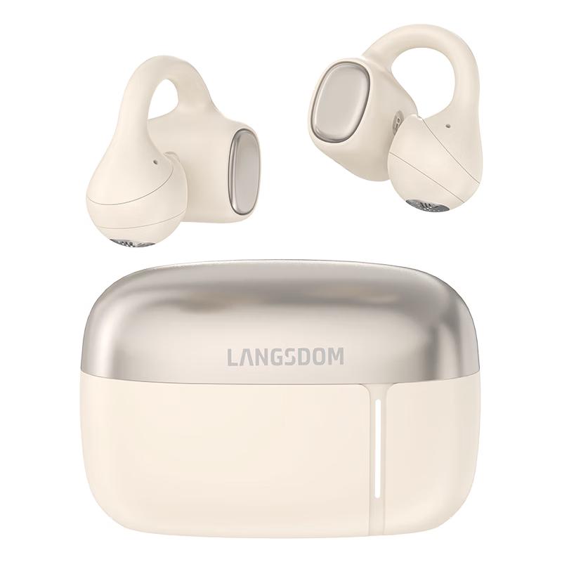 Langsdom AirSoul Mix Open-Ear Clip-on Bluetooth Earbuds