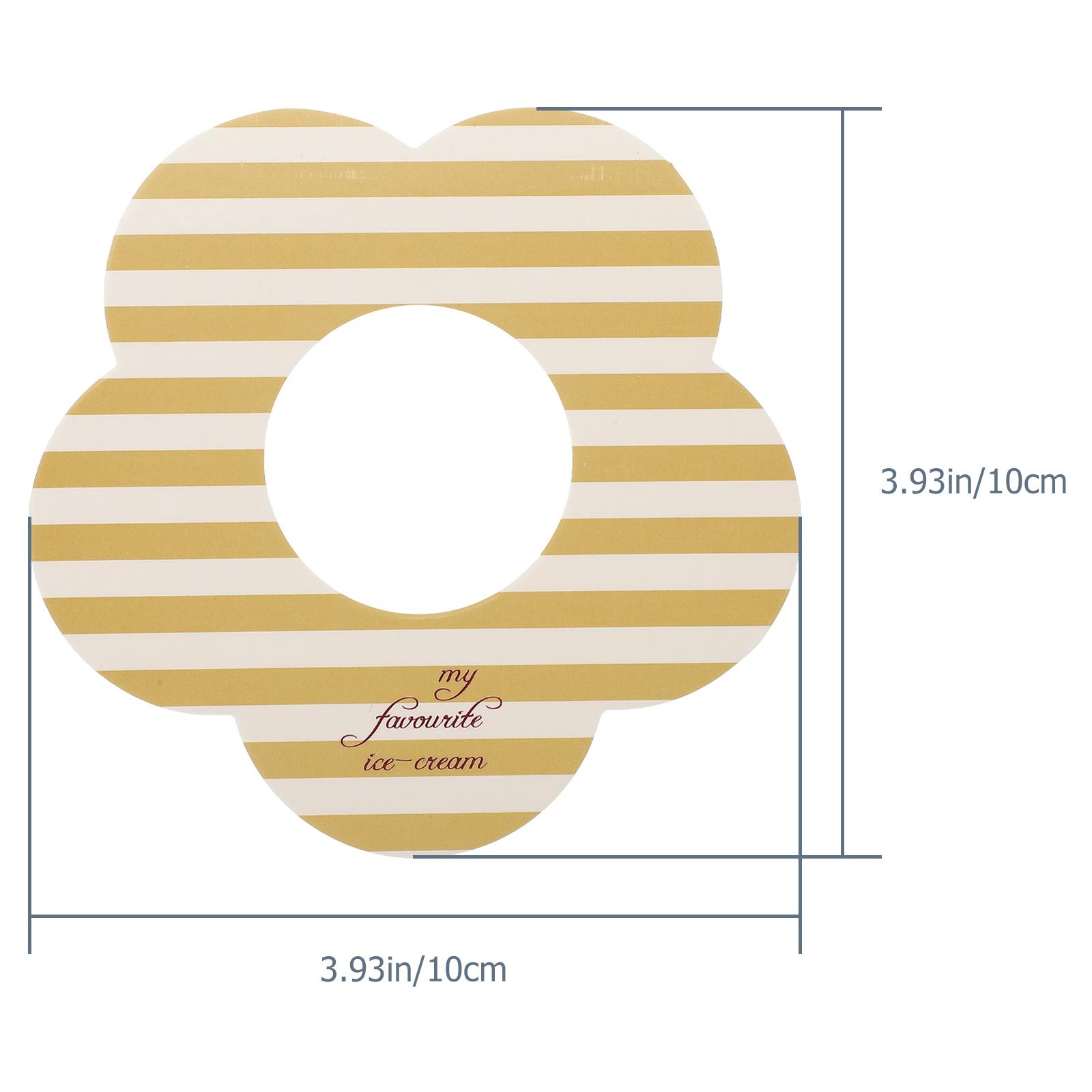 200pcs Anti-Drip Ice-Pop Holder Paper Catcher Drip- Ice Cream Holder For Home Kitchen Restaurant Cake Shop Use