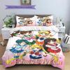 Sailor Moon Pink Dreamy Duvet Cover & Pillowcases, Sailor Moon Fan Bedroom Bedding, Perfect Gift.chl