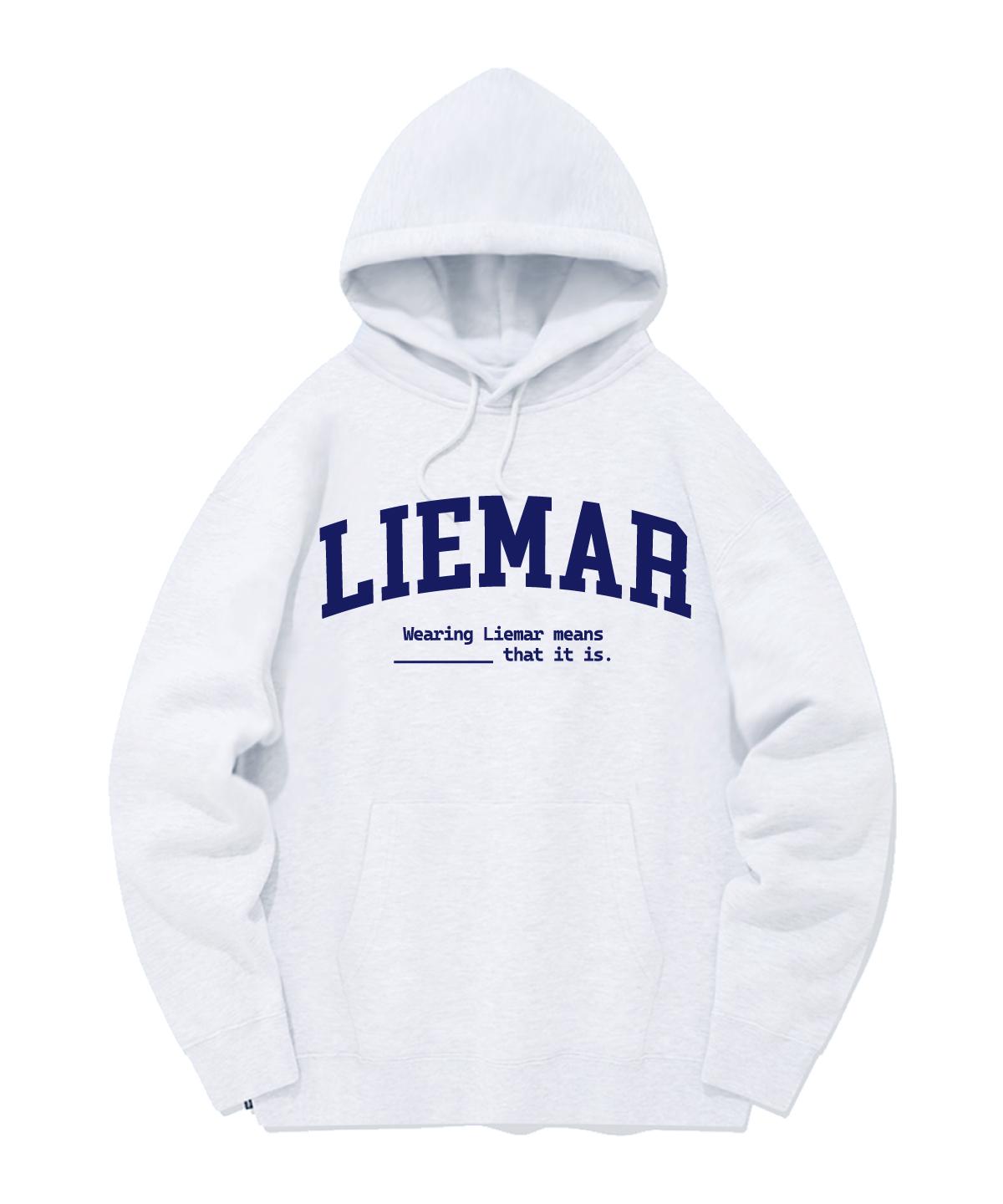 Флисовая толстовка Riemar 25 Signature Oversized [Белый меланж] White Melange/M