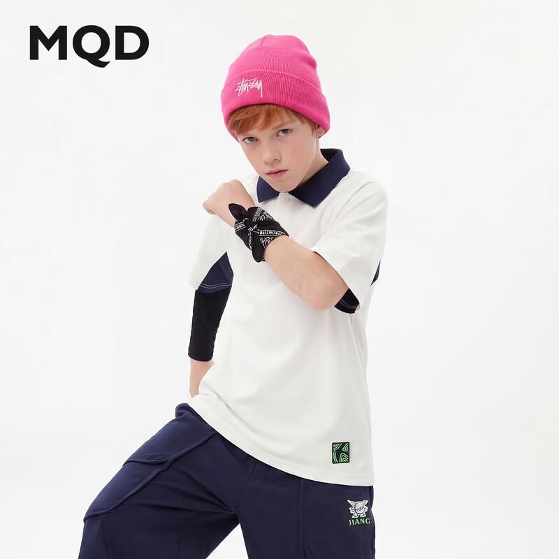 MQD Boys' Casual Polo Short Sleeve T-Shirt