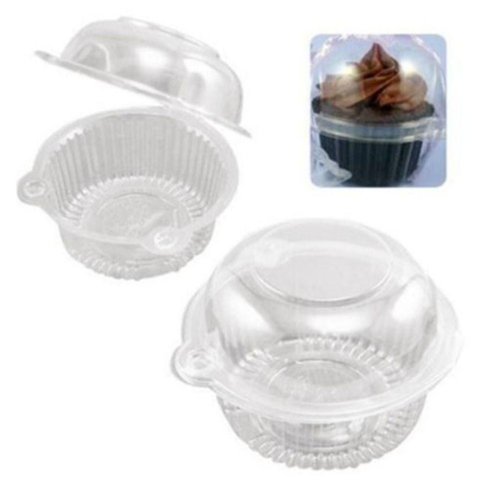 Oil-proof Transparent Dessert Boxes No Leakage Cat Head Cake Box for 100pcs Wedding