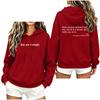 Damen Kapuzenpullover Lässiger Lockerer Pullover