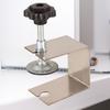 1/2pcs Drawer Front Mounting Clamp 64mm/54mm/73mm G-shaped Drawer Front Fixing Jig Stainless Steel Equipment Woodworking Gadgets