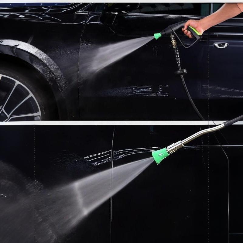 High Pressure Car Washer Nozzle Tips Quick Connect Stainless Steel Sector Sprayer for Auto Detailing Yard Cleaning Use