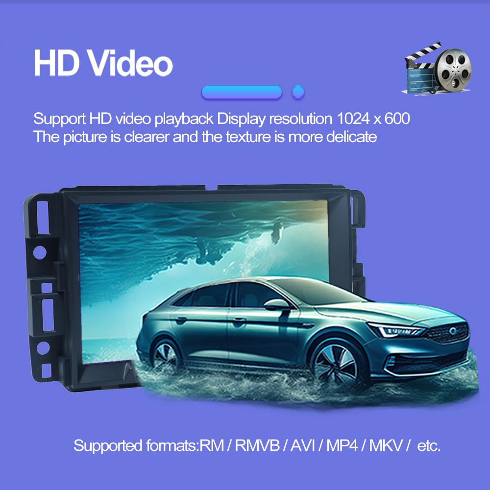 8'' Car Radio Android for GMC Acadia Savava Sierra Chevrolet Avalanche Suburban Carplay 2Din Autoaudio Head Unit Navigation GPS 1+32GB