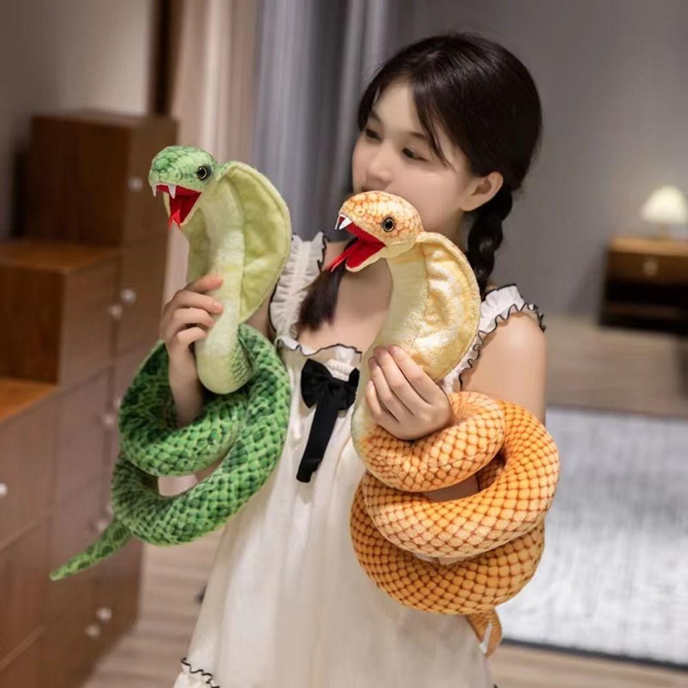 Little Snake Simulated Snake Plush Toy Cobra Snake Stuffed Plush Doll  Kids Birthday Christmas