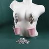 Heavy-Duty Butterfly Nipple and Clitoral Clamp Set for Intense Sensation