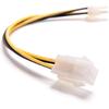 1Pc White 4pin Male to Female Power Supply Cable Motherboard CPU Power Supply Adapter Converter Cable 12V 4Pin Power Cord,Long Term Use Audio and