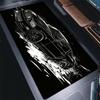Zwarte Sportwagen HD Geprint Bureau Mat Gaming En Kantoor Muismat Auto Ontwerp voor Auto Liefhebbers Computer PC Gaming bureau Accessoire