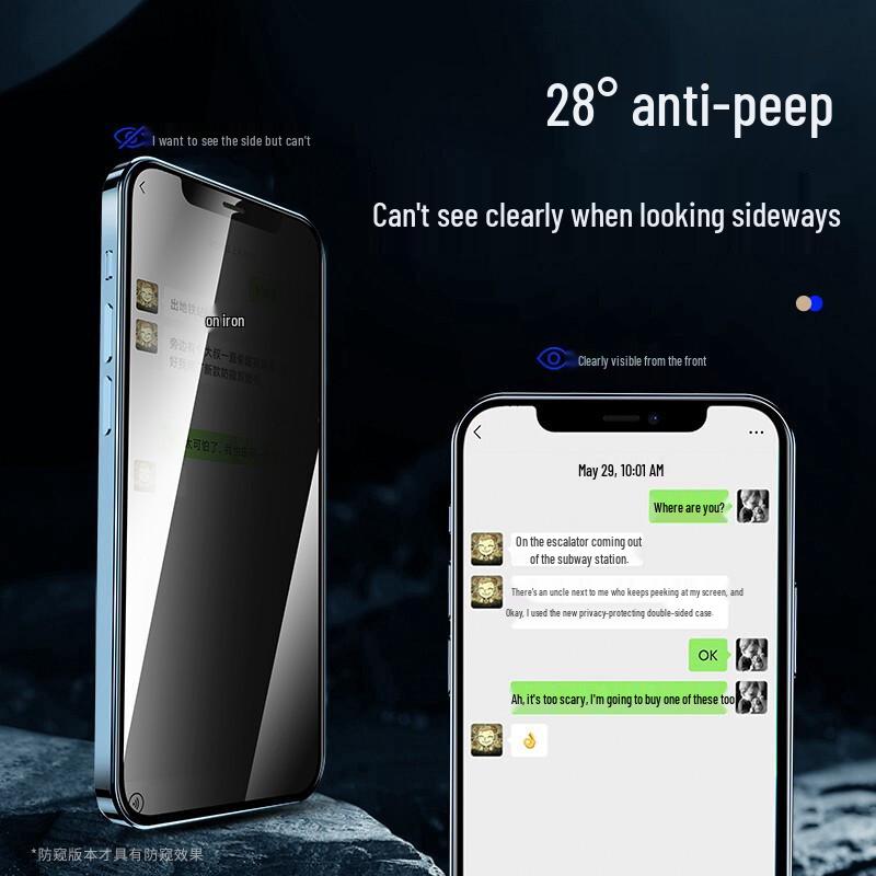Mofajiang iPhone Tempered Glass Screen Protector with Easy Installation Kit