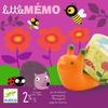 DJECO Little Memo Board Game Memory Game Tabletop Game Animal Educational Toy Montessori Gra planszowa Memo 1 year old years old 3 years old 4 years