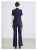 2026 Women's Summer Professional Suit: Short Sleeve Formal Fashion for Hotel Reception and Jewelry Store Workwear