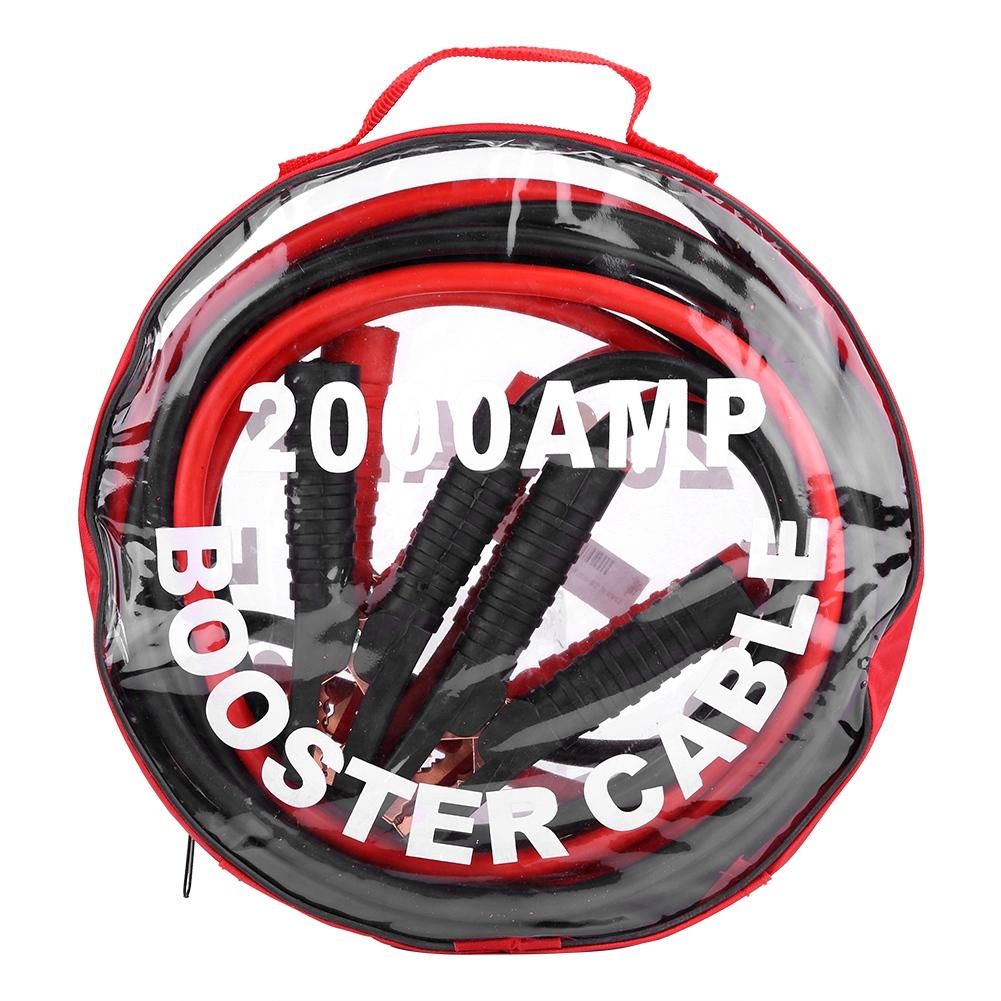 1 Pair of 12V Car Power Booster Cable Emergency Battery Jumping Cables Battery Line 4m 2000A