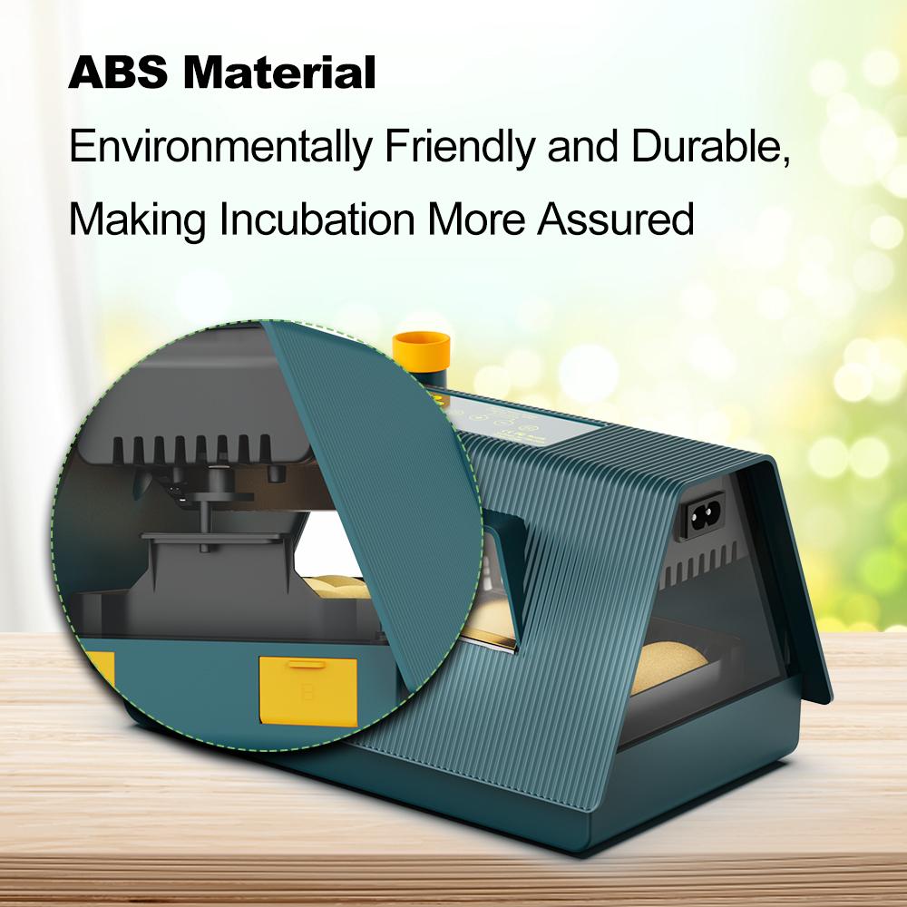 Incubator for Hatching Eggs Automatic Egg Turning 10 Eggs LED Efficient Egg Illumination Display