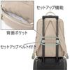 Ace Gene Laportem Business Backpack, B4 Size, 15.6-inch PC Storage, 25L, 920g, No. 68522