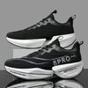 Carbon Plate Men Sports Marathon Air Cushion Running Shoes Breathable Lightweight Women Massage Athletic Nonskid Sneakers