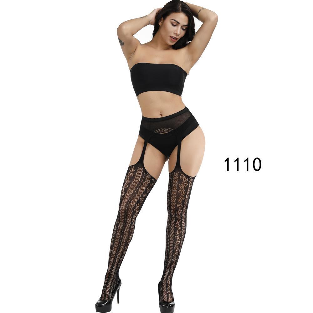 Large Size Dame Svarte Strømper Åpent Skritt Strømpebukse Plus Size Strømpe Sexy Hvit Tights Dameundertøy 6xl