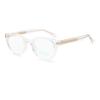 New retro niche round frame flat glasses plain face female versatile pin anti-blue light technical male glasses frame