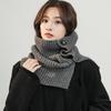 Buttoned Knitted Neck Scarf Neck Wrap for Winter Warmth Trendy Neck Gaiter Shoulder Wrap Neck Shawl for Women Travel