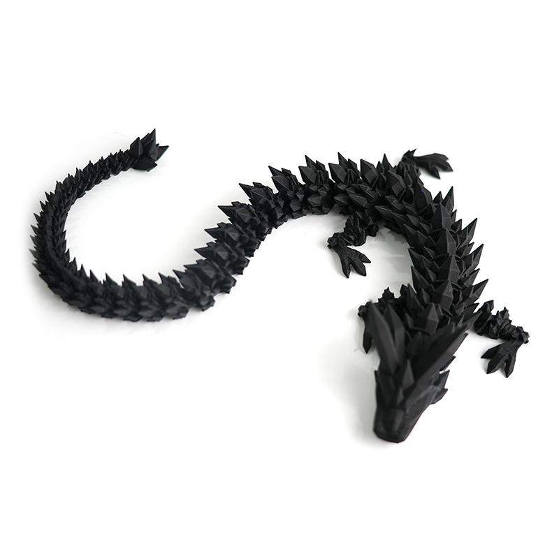 3D Printed Dragon Figures Multi-Jointed Movable Dragon Model Toys Tabletop Decorative Ornament Birthday Gifts