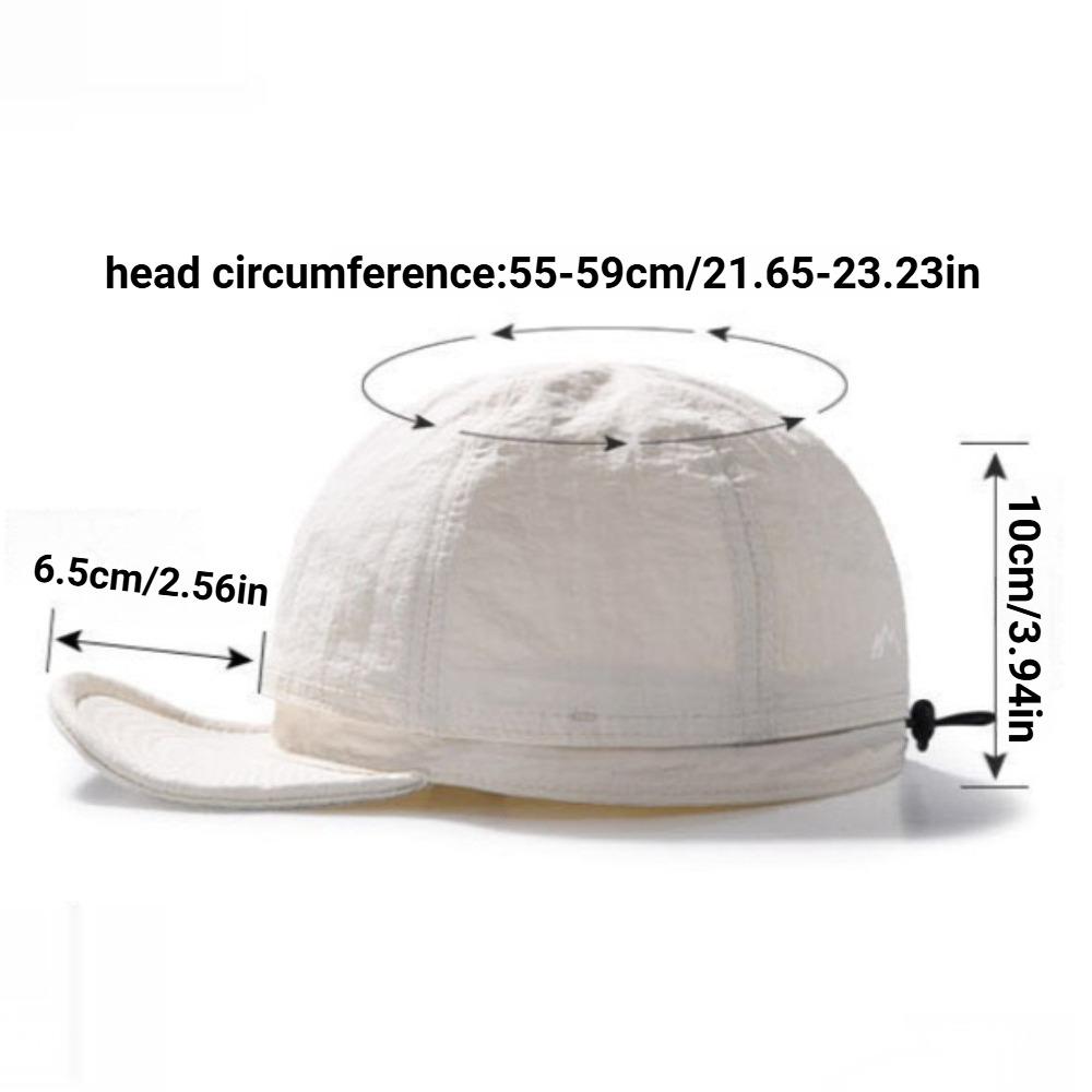 Vintage Quick Dry Waterproof Mesh Cap Sporty Summer Outdoor Hat for Men And Women Short Brim Ideal for Running Hiking