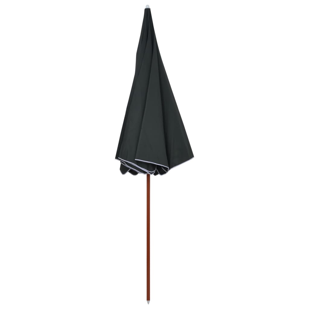 300 cm Steel Mast Sun Umbrella Anthracite