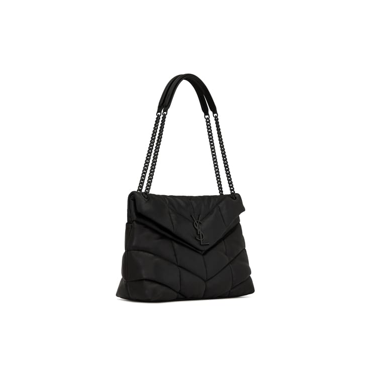 SAINT LAURENT Sheepskin Cloud Bag, Pillow Bag, Handbag, Crossbody Bag, Shoulder Bag Women's Black 577475-1EL08-1000