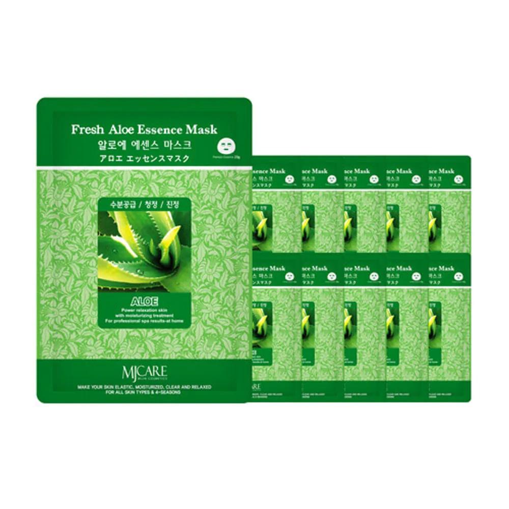 50 Essence Mask Packs (Set of 10 sheets, 5 types), 1 Pack a Day,