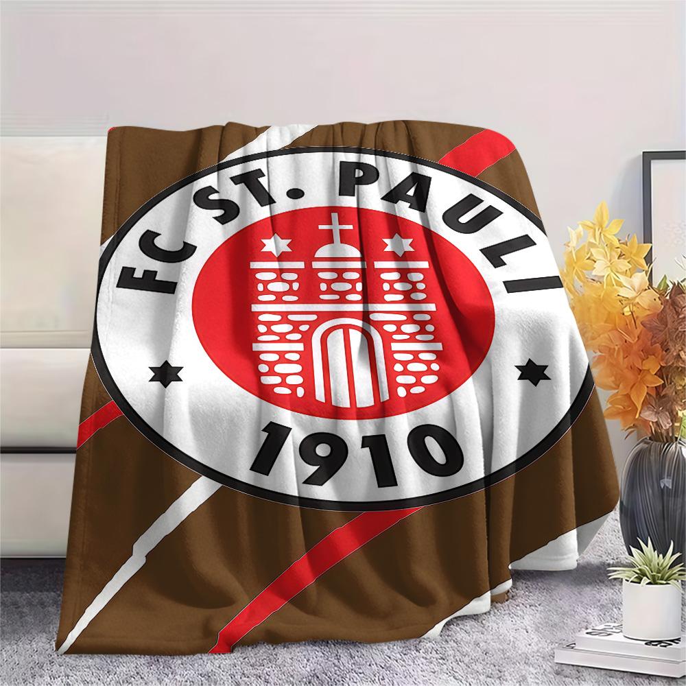 St. Pauli poster FlAannel Blanket, High quality Comfortable for All Seasons, Home Decor, Warmth and Comfort