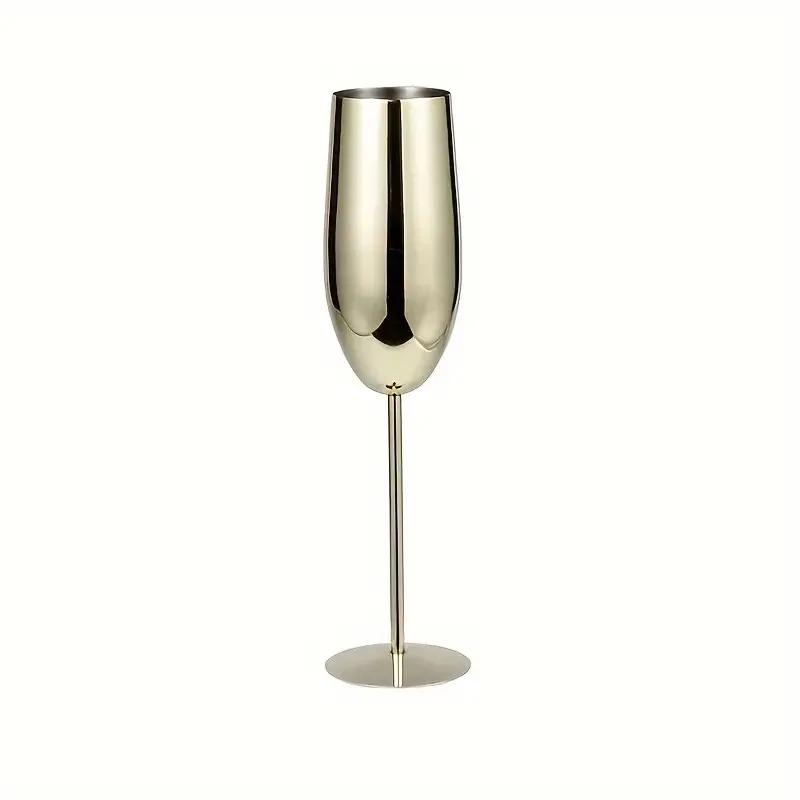 Stainless Steel Wine Glasses Unbreakable Metal Cocktail Glasses 250 Ml, for Drinking Cocktails and Wine At Bar and Home Bar Cup