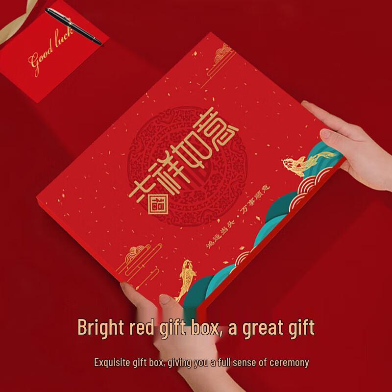 LANGSHA Women's Red Fleece-Lined Thermal Underwear & Socks Gift Set