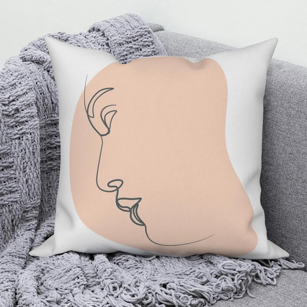 Line Abstract Pillowcase Sofa Cushion Cover Modern Simple Nordic Decorative Home Throw