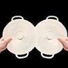 Dustproof Silicone Pot Lid with Handle, Anti-Spill Splash-Proof Sealing Fresh-Keeping Cover for Bowl, Microwave & Refrigerator