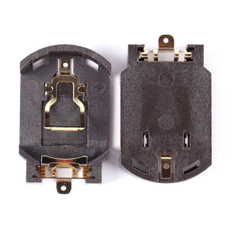 Compactly ABS Metal 3V CR2025 Battery Holder Easy Installation Durability Design For Small Electronics Travel Use