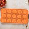 Halloween Candy Molds Halloween Silicone Molds For Baking 15-Cavity Food Grade Homemade Moulds For Jelly Treat Ice Cubes Cake