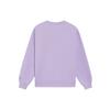 Li Ning Sports Lifestyle Series Logo Print Loose Fit Round Neck Pullover Sweatshirt Women Sweatshirt Purple AWDS042-6