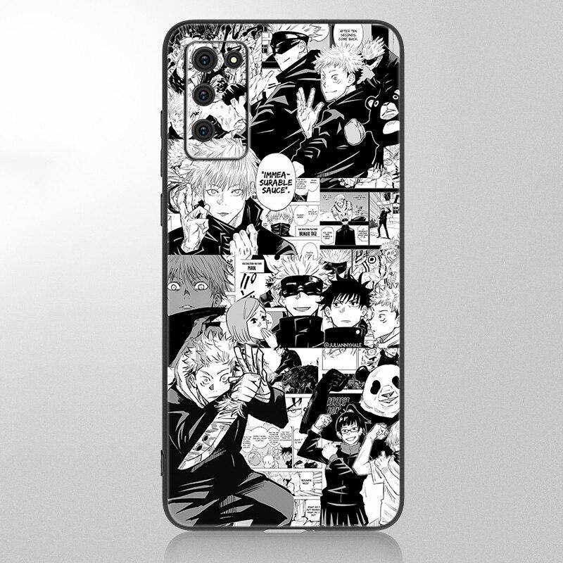 

Аніме чохол Jujutsu Kaisen для Samsung Galaxy A12 A02S A22 A32 A52 A72 A71 A51 A41 A31 A21 A11 A50 A70 A10S A20S Чорна м яка обкладинка Samsung A02S