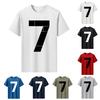 Men's Printed Short Sleeve T-Shirt Men's Loose Casual Short Sleeve Top