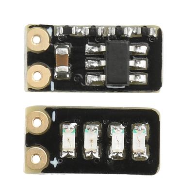 3.7V-4.2V 4-Channel Battery Metering Module High Precision 1S Li-ion/LiPo Battery Tester 3-Color LED Indicator Compact Design