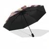 1pc "Jujutsu Kaisen" Outdoor Umbrella - Automatic Opening/Closing, Portable 3-Fold Design with 8-Rib Iron Frame - Perfect Gift for Fans, Travelers, Da