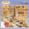 Tirado 3D Landscaping Stickers: Miniature Supermarket Shelves Collection 8.0