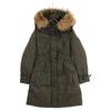 MONCLER [Domestic regular] PHALANGERE hoodie down with fur coat 00 khakiUsed