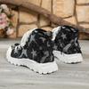 Mode Neue Fünf-Sterne-Print Canvas High-Top Sportschuhe Damen-Sneakers Denim Schnürschuhe Leichte Anti-Rutsch-Sohle Casual Sportschuh