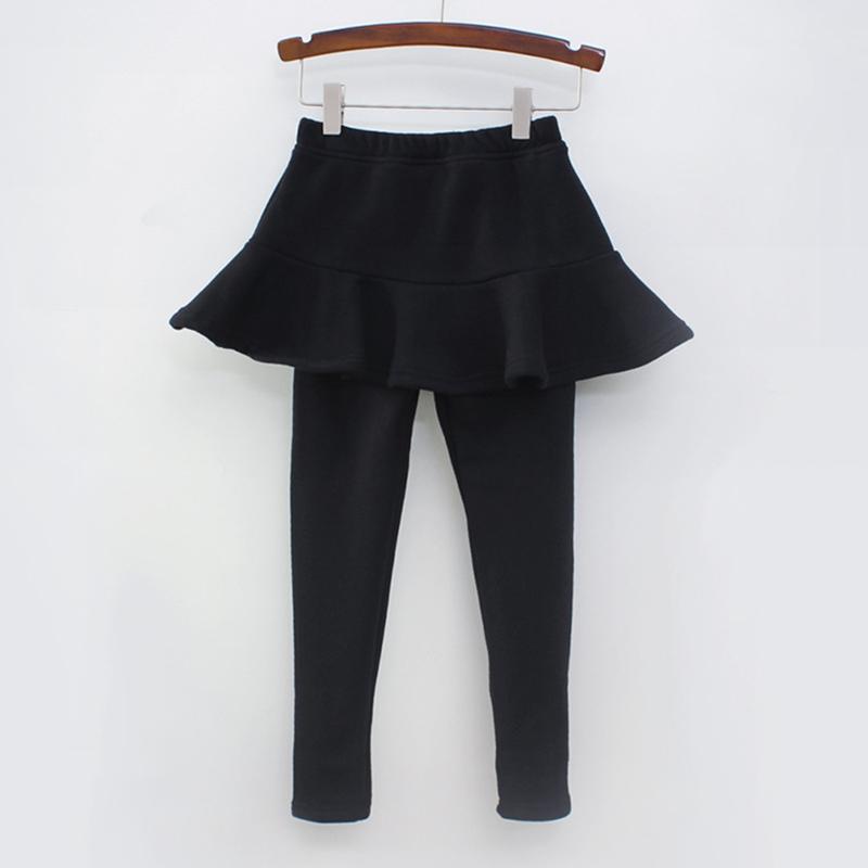 Pure Color Girls Pants Kids Leggings 2-10Y Children Clothing Spring Autumn Cotton Leggings Warm Baby Girl Skirt-Pants