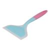 Cooking Spatula Transparent Twocolor Silicone Wide Mouth Frying Spatula Pancakes Fried Shovel for Home Kitchen