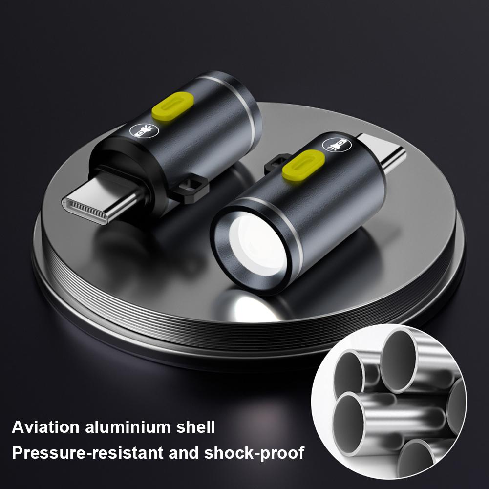 LED Outdoor Keychain Flashlight Lightweight High Brightness Flashlight Mini Pocket Flashlight for Camping Hiking Emergencies