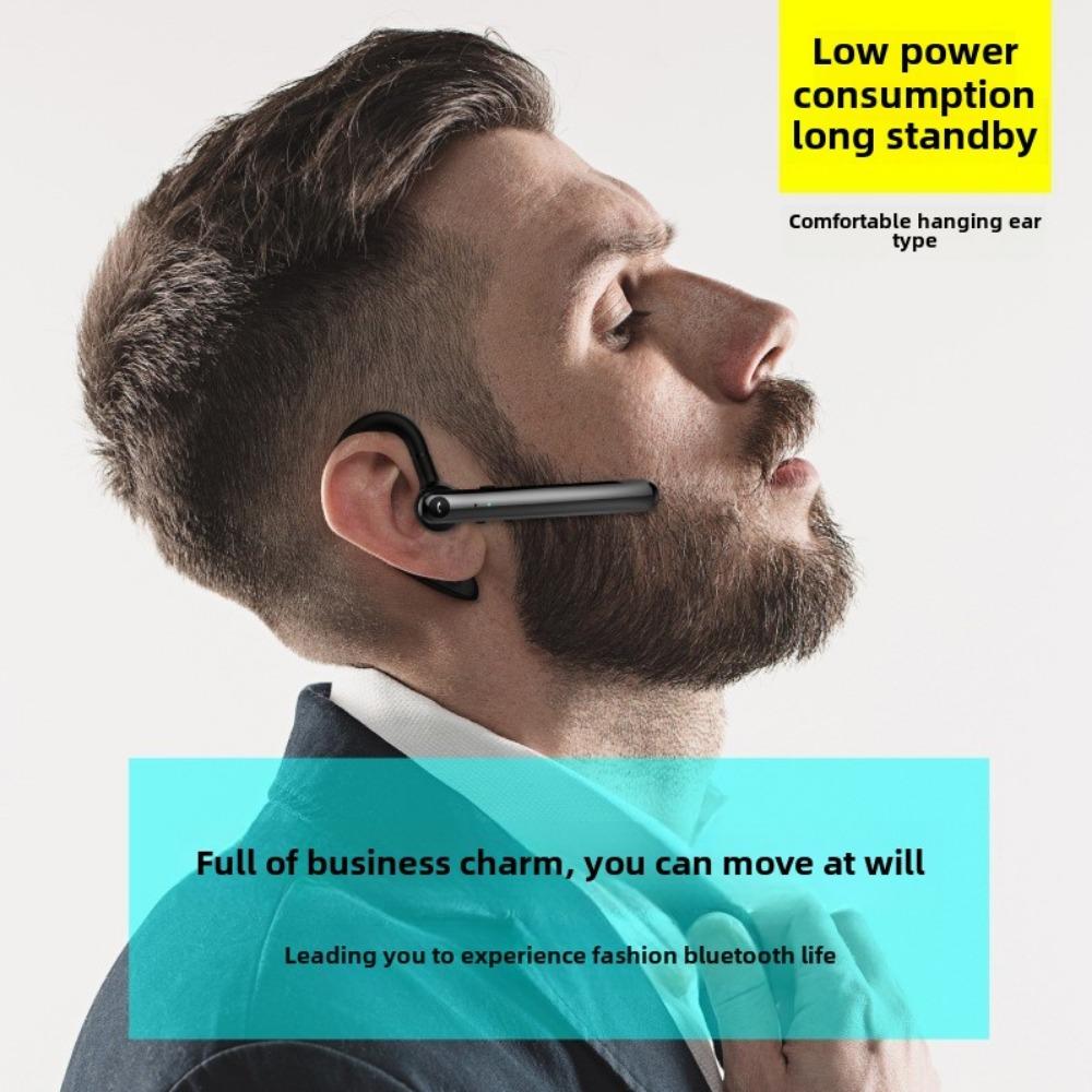New Business Single-ear ENC Noise-cancelling Ultra Long Standby Bluetooth Headset
