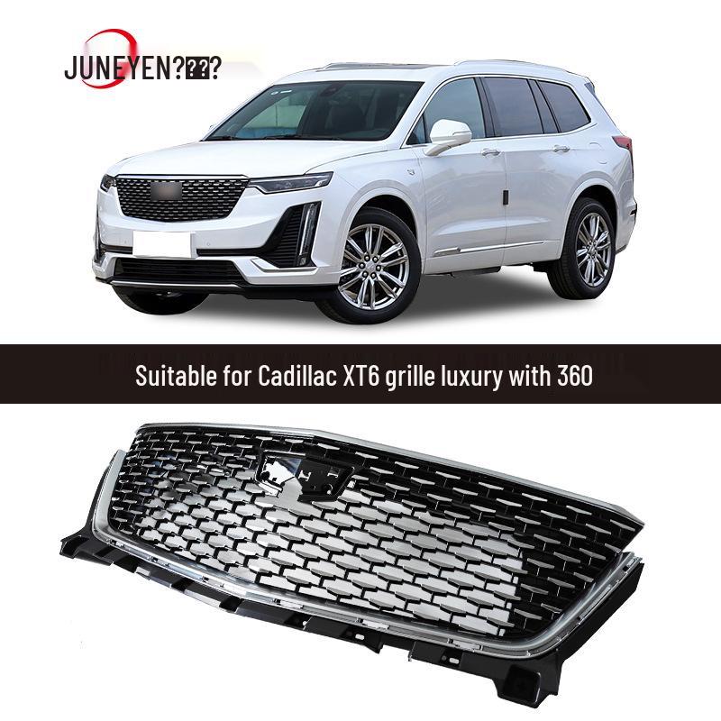 Luxury Front Grille for Cadillac XT6 with Camera Hole